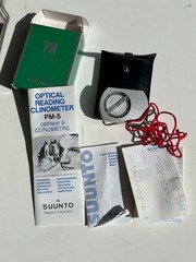 Suunto PM-5/360 PC Clinometer New with Paper Work,case with Vintage Box.