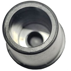 2pcs Replacement Rubber Cane Tips with Metal Washer for 3/4″ in Black – Durable