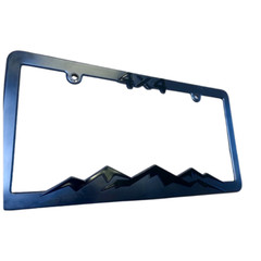 OFF ROAD Black on Black 4X4 License Plate Frame Bracket