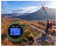 Handheld Location Finder Mini GPS Hiking Tracker Pace Compass Electronic Outdoor
