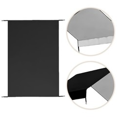 Durable Oxford Cloth 1 Waterproof Sunshade Chicken Coop Cover Black Outdoor Tarp
