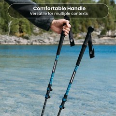 Strider X Carbon Fiber Trekking Poles – Adjustable Lightweight Hiking Poles w…