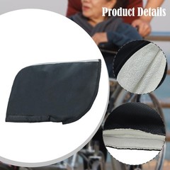 2x Rollator Hand Grips Transport Chair Hand Grip against Rain and Snow Crutch