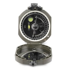 Pocket Transit Army Geology Compass for Outdoor Hiking Camping Survival Marching