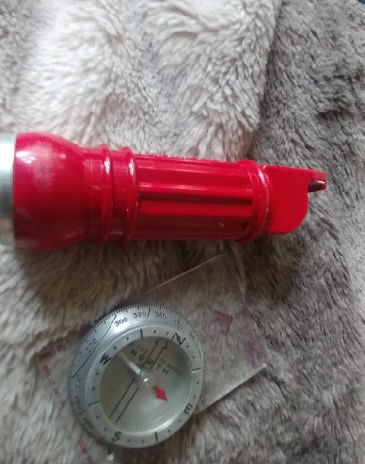 Vintage Silva Compass And Kumbak Whistle, Compass and Safe