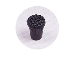Hiking Trekking Poles Rubber Tips Protectors – Shock Absorbing, Grip & Traction