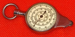 Vintage Hoffritz Inches to Miles Curvimeter Measuring Drafting Tool Germany