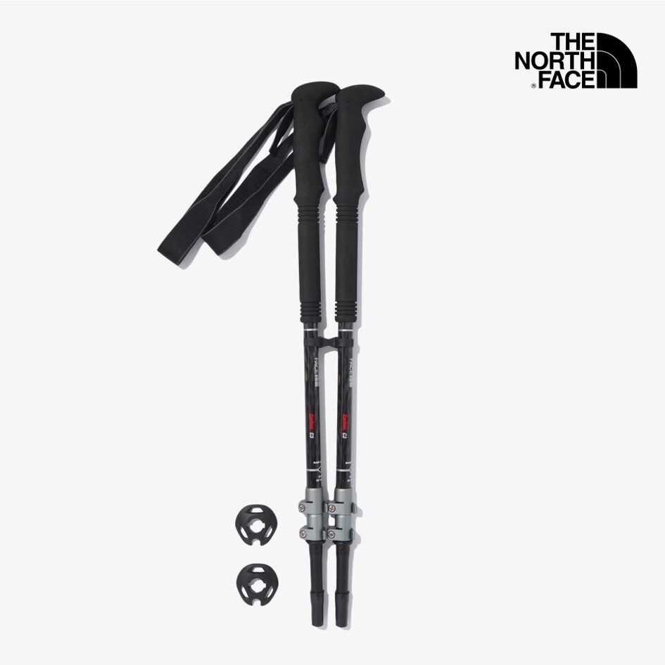 NEW THE NORTH FACE Hiking ALL CARBON C3 3STEP STICK SET NA5SP50A BLACK