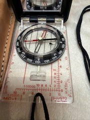 Vintage Suunto MC-1 – Ranger Compass Mirror Precision Navigation Finland W/ Case