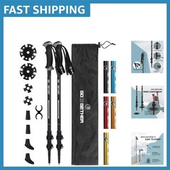 Lightweight Aluminum Trekking Poles – Adjustable Locks & Comfort Grip for Hiking