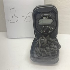 Seiko Time Keeper Digital Stopwatch with Case Storage Location B-6