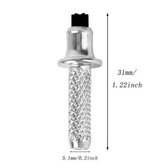 8 PCS Tungsten Steel Hiking Pole Replacement Tip Heavy Duty Walking Stick