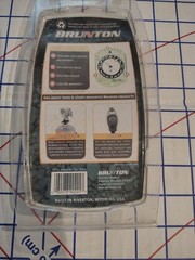 Brunton Map Compass 9020G with Optic Green Baseplate Declination Adjustment. NEW