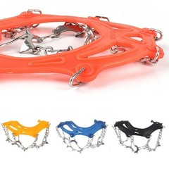 Easy to Attach 11 Tooth Stainless Steel Ice Cleats for Outdoor Traction in Snow