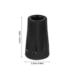 25 Pcs Hiking Pole Rubber Tips Replacement Walking Cane Replacements Heavy Duty