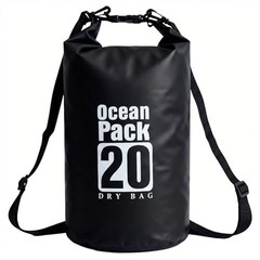 Floating Waterproof Dry Bag 5L/10L/15L/for women-Lightweight&Durable 20L BLACK