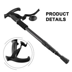 Adjustable Length Trekking Pole with Shock Resistance for Outdoor Activities
