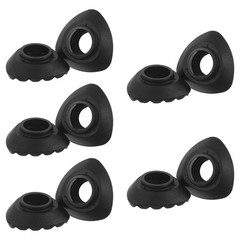 10Pcs Hiking Pole Replacement Mud Baskets Durable Tpr Black for Outdoor Trekking