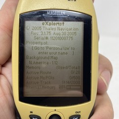Magellan eXplorist 210 Water Resistant Hiking Camping Fishing Hunting GPS