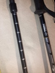 Tubbs Adjustable Walking 2 Piece Snowshoe Poles 145cm MAX(NEW CONDITION )