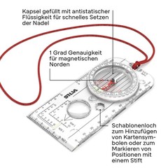 Silva Expedition 4 Rotatable Compass – 1:25k, 1:40k, 1:50k Scales – Advanced …