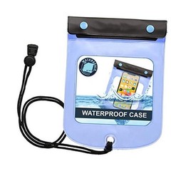 Triple Seal Waterproof Pouch + Dry Bag for Cell Phone or Tablet, Great for