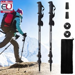 Telescopic Trekking Poles Walking Hiking Sticks Adjustable Anti-shock Alpenstock