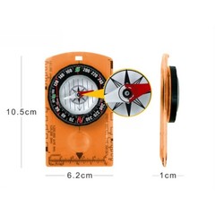 10.5cm for acrylic Map Scale with For COMPASS Support for Outdoor Navigation