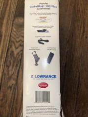 Lowrance Global map 100 Portable Handheld GPS Receiver Digital W Box & Manual