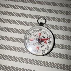 Vintage Metal Pocket Size Novelty Compass