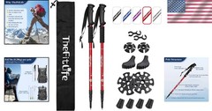 Ultralight Nordic Trekking Poles with Anti-Shock for Superior Hiking Comfort