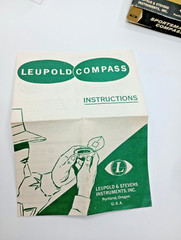 Leupold Sportsman Compass with Box & Instructions VINTAGE – Collectible N ERROR