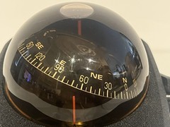 Tokyo Marine Boating Mountable Boat Compass Made In Japan See Remarks
