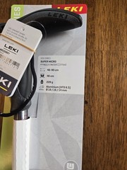 LEKI Super Micro Aluminum Adjustable Lightweight Walking Cane BRAND NEW