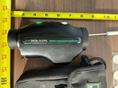 KVH Data Scope Digital Compass/Rangefinder w/ Case And Manuals Needs Battery