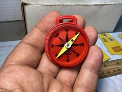 Vintage Taylor 2915 Red Compass 1.5 Inch. Lot Of 5. Old Stock