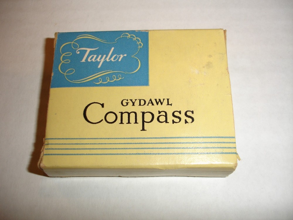 Vintage Taylor Gydawl Compass No. 2940 in Original Box Made in the USA