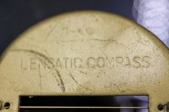 Vintage & Collectible Metal Liquid Filled LENSATIC Precision Pathfinder Compass