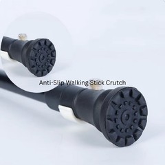 Anti-Slip Walking Stick Crutch Cane Rubber Tip Pad Cover 16-22mm Hiking UK