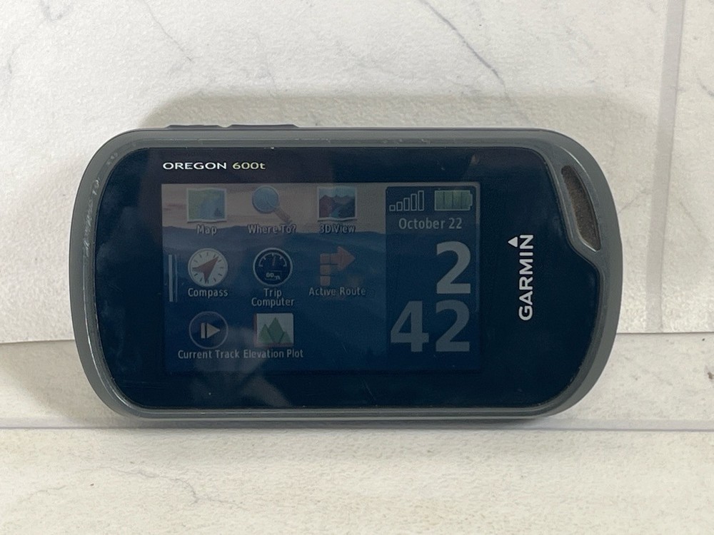 Garmin Oregon 600t Handheld GPS with TOPO Maps, Tested, Unit Only (A1G011281)