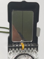 Brunton TruArc15 F-TRUARC15-DMIL-K-GL Compass Rare Earth Magnet, Glow, Mirrored