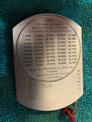 Vtg SUUNTO PM-5 clinometer W/ leather case.. Made in Finland Sn 347611