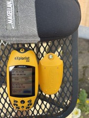 Magellan eXplorist 200 Handheld GPS Unit w/Bag- Waterproof Hiking Geocache