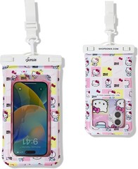 x Sanrio Waterproof Phone Pouch – Floating Phone Case Dry Bag Hello Kitty Grid