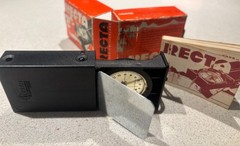 SWISS ARMY MILITARY COMPASS RECTA Type T Black + Original Box and Manual