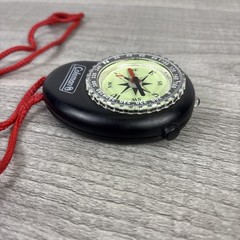 Coleman Handheld Compass w/ Lanyard | Camping Hiking Survival Navigation