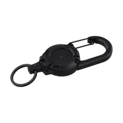 Retractable Keychain with 60cm Steel Cable Great for Keeping Keys Within Reach