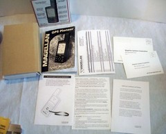 Magellan GPS Pioneer Satellite Navigator Model #63000 W/Box & Instruction Manual
