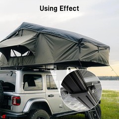 Roof Top Tent Mounting Clamp 4pcs U Bracket for Jeep Roof Rack Rustproof