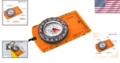 Orienteering Compass – Lightweight 360° Navigator for Hiking & Adventure